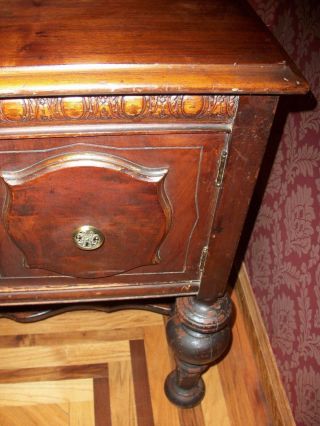 Antique MAHOGANY SIDEBOARD CABINET BUFFET Early 1900 ' s Mission - Arts/Crafts Style 7