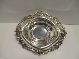 Gorham Sterling Silver Bowl Flower Scrolls Design A3659,  7.  5 Ounces / 213 Gr