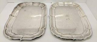 Reed & Barton,  Windsor Sterling Silver Trays (741.  3g)