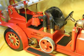 MAMOD STEAM FIRE ENGINE - UNIQUE ONE OF A KIND MODEL - VERY SPECIAL 8