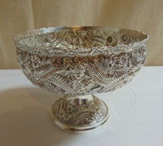 Welsh & Brother Sterling Silver Repousse Pedestal Bowl,  Baltimore circa 1902 10