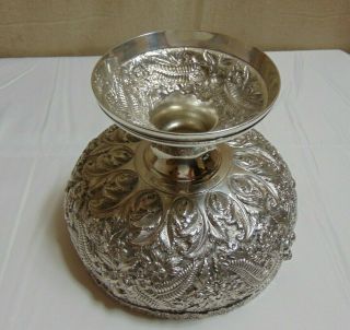Welsh & Brother Sterling Silver Repousse Pedestal Bowl,  Baltimore circa 1902 11