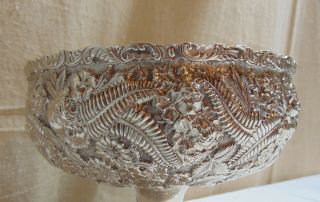 Welsh & Brother Sterling Silver Repousse Pedestal Bowl,  Baltimore circa 1902 6