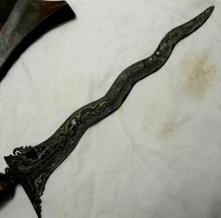 7 lok KERIS from Bali Indonesia with PAMOR kris sword knife art dagger 7