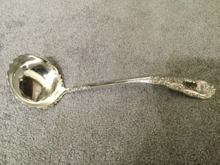 Cupid By Dominick & Haff Sterling Silver Gravy Ladle 11” With Monogram