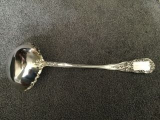 Cupid By Dominick & Haff Sterling Silver Gravy Ladle 11” With Monogram 3