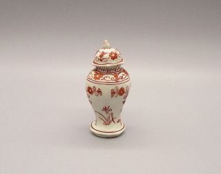 Fine & Rare Chinese Rouge De Fer Miniature Porcelain Garniture Set Kangxi ca1710 5