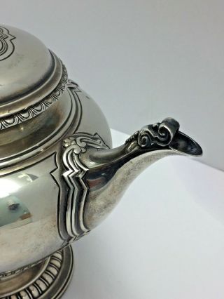 HEAVY ANTIQUE STERLING SILVER TIFFANY & CO.  AMERICAN SILVER TEAPOT 2