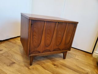 Vintage 1960 ' s MCM Broyhill Brasilia Nightstand 2