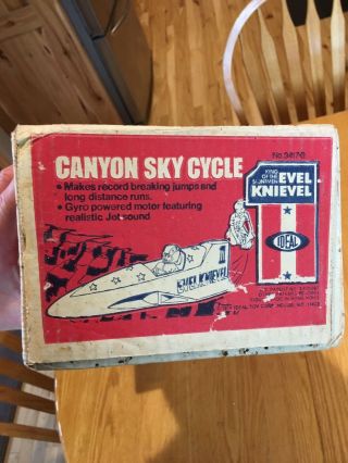 Evel Knievel Vintage Canyon Stunt Cycle 1970s Evil Toys Action Figure 11
