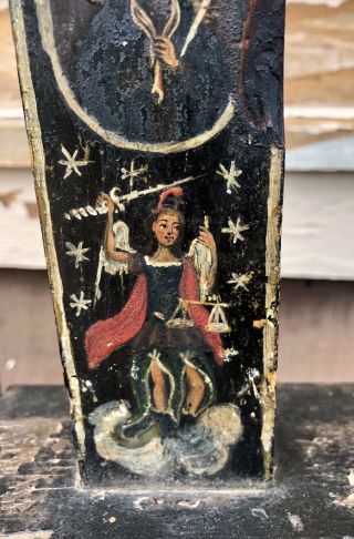 Cruz De Animas,  Cross Of The Souls,  Spanish Colonial 1849 Folk Art, 7