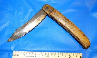 old hudson ' s bay company hunting pouch powder horn knife HB 5MB token 10