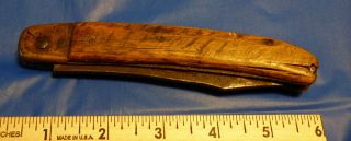 old hudson ' s bay company hunting pouch powder horn knife HB 5MB token 9