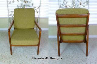 Ole Wanscher France & Sons/John Stuart Inc Easy Chair Fabric Stamped 3