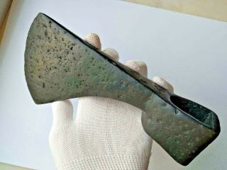 Ancient battle ax iron,  Kievan Rus - Vikings 12 - 14 century AD,  Museum piece 4