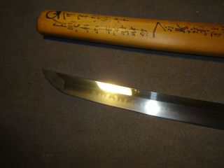 K81 Japanese sword wakizashi in shirosaya mountings 
