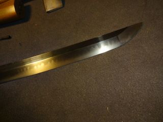 K81 Japanese sword wakizashi in shirosaya mountings 