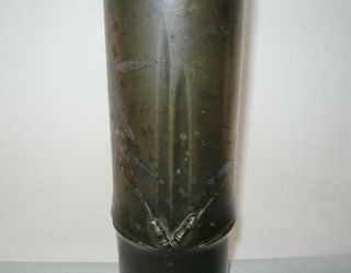 ARTISTIC Fine MUSEUM QUALITY Japanese BRONZE Bamboo VASE Inlaid SILVER has SPOTS 4