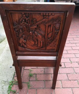 Fine Old Carved Chinese Asian Chair