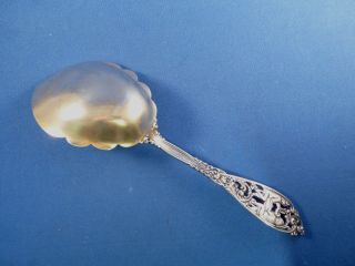 LABORS OF CUPID - DOMINICK & HAFF STERLING LARGE BERRY? SPOON - 9 