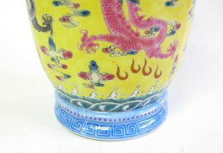 Fine Antique Chinese Porcelain Dragon Vase - Blue Seal Mark - Early 20th C. 10