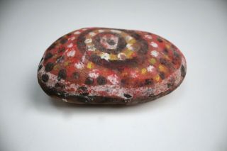 Aboriginal Painted Ceremonial Stone - Pine Creek NT 1970 ' s 2