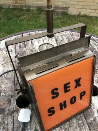 Vintage Retro 1950’s 60’s Sex Shop Soho Theatre Light Display Furse TV Film Prop 11