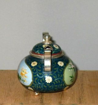 Vintage Japanese Inaba Cloisonne Censor - Silver Wire 4