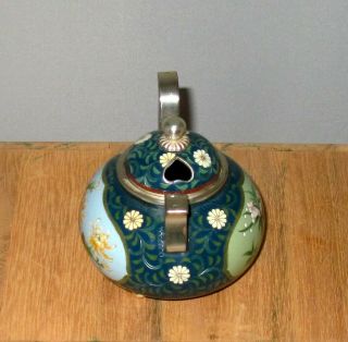 Vintage Japanese Inaba Cloisonne Censor - Silver Wire 5