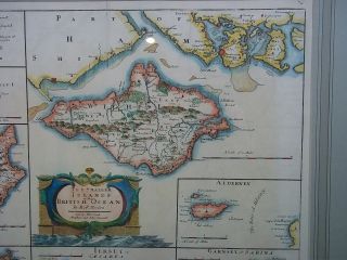 c1701 Hand Coloured Map Of British Islands By Robert Morden 2