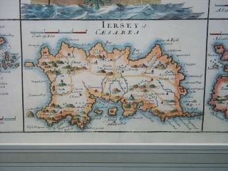 c1701 Hand Coloured Map Of British Islands By Robert Morden 6