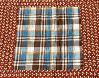 Early Plaids Antique Sampler QUILT Broderie Perse Fabric STUDY Lecture 2