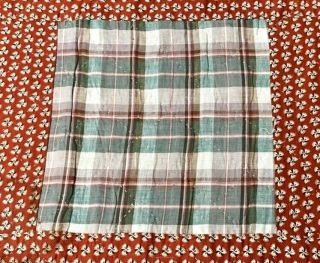Early Plaids Antique Sampler QUILT Broderie Perse Fabric STUDY Lecture 4