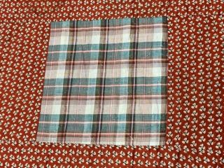 Early Plaids Antique Sampler QUILT Broderie Perse Fabric STUDY Lecture 6
