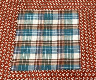 Early Plaids Antique Sampler QUILT Broderie Perse Fabric STUDY Lecture 8