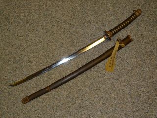 WWII Japanese Samurai Sword Shin - Gunto w/ OId Koto Family Blade & Surrender Tag 2