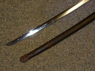 WWII Japanese Samurai Sword Shin - Gunto w/ OId Koto Family Blade & Surrender Tag 3