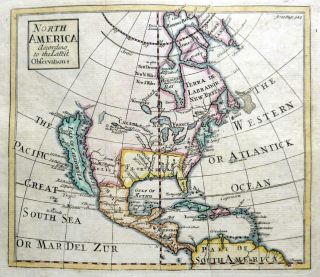 North America California As An Island By John Senex C1740 Antique Map