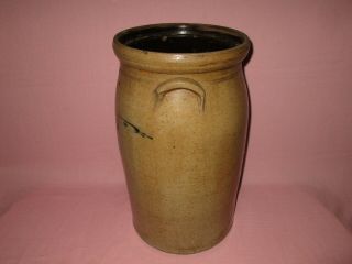 Antique 19th C Stoneware Red Wing Midwestern 6 Gal Bee Sting Churn Crock Rare 2