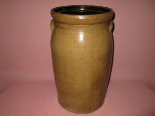 Antique 19th C Stoneware Red Wing Midwestern 6 Gal Bee Sting Churn Crock Rare 3