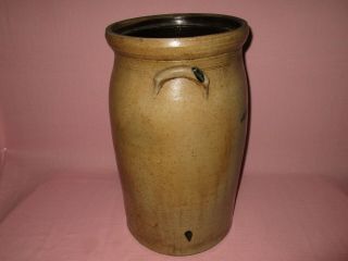 Antique 19th C Stoneware Red Wing Midwestern 6 Gal Bee Sting Churn Crock Rare 4