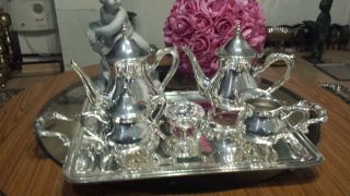 3165g MASTERPIECE STERLING SILVER PLAIN COLONIAL STYLE COFFEE TEA SET 6 ITEMS 9