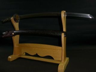 Wakizashi (sword) W/koshirae : Muromachi : 26.  6 × 18.  9 " 720g