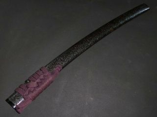 WAKIZASHI (sword) w/Koshirae : MUROMACHI : 26.  6 × 18.  9 