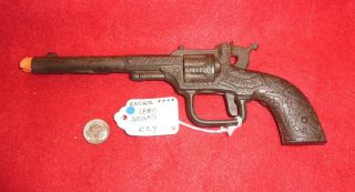 Cast Iron Toy Cap Gun 1880 " Ranger " Four Star Great Patina Very Rare Stevens
