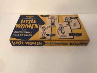 Rare Vintage 1950s Peco Deluxe Little Women Four - Figure Set 2