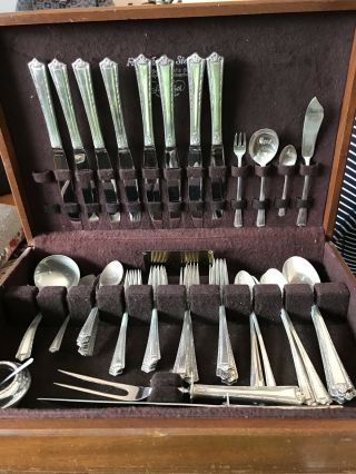Fine Art Sterling Processional Flatware With Box