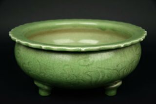 Celadon Porcelain Censer Late 18th Century Qing Dynasty