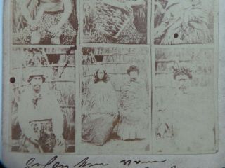 1865 CDV / CABINET PHOTO - MURDERERS OF REV.  VOLKNER - MAORI OPOTIKI ZEALAND 5
