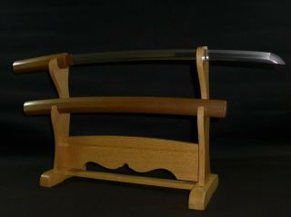 Wakizashi (sword) W/white Sheath : Edo : 27.  6 × 19.  2 " 760g